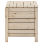 vidaXL Truhe mit Deckel RANA 80x49x54 cm Massivholz Kiefer