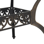vidaXL 5-tlg. Garten-Essgruppe Bronzen Aluminiumguss