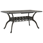 vidaXL 7-tlg. Garten-Essgruppe Bronzen Aluminiumguss