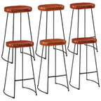 vidaXL 7-tlg. Bar-Set Raues Mangoholz und Metall