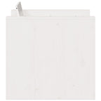 vidaXL Gartensessel Weiß 79x60x62 cm Massivholz Kiefer