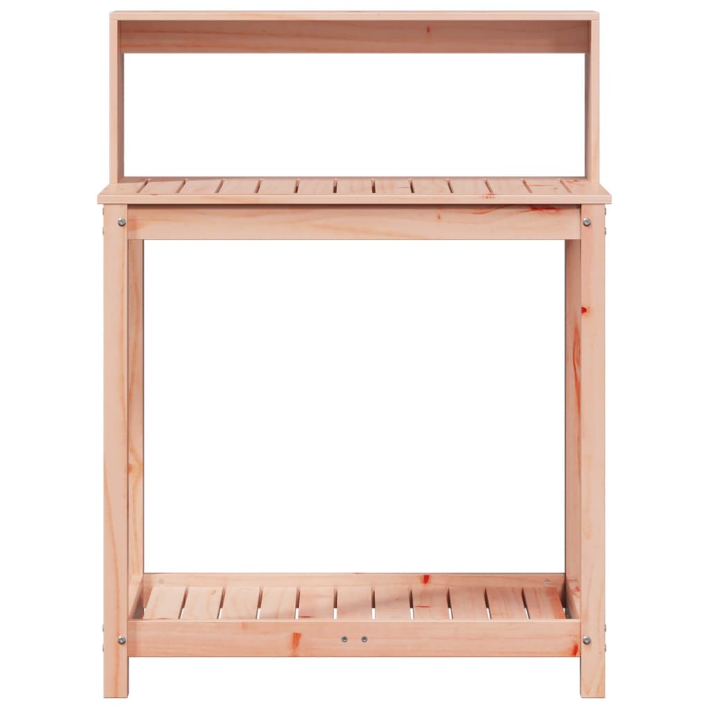 vidaXL Pflanztisch mit Ablagen 82,5x50x109,5 cm Massivholz Douglasie