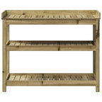 vidaXL Pflanztisch Ablagen 108x45x86,5 cm Imprägniertes Kiefernholz