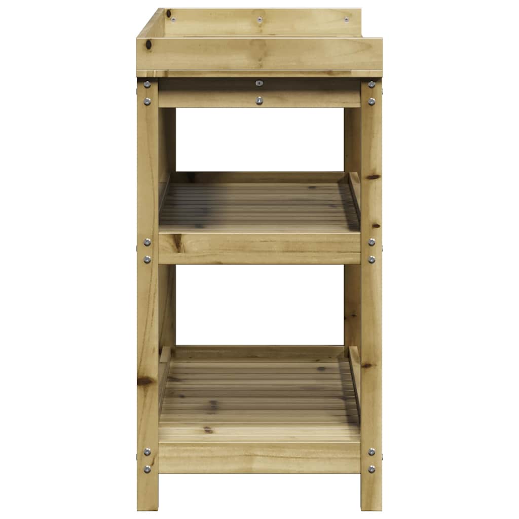 vidaXL Pflanztisch Ablagen 108x45x86,5 cm Imprägniertes Kiefernholz