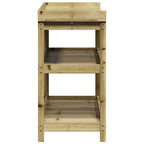 vidaXL Pflanztisch Ablagen 108x45x86,5 cm Imprägniertes Kiefernholz