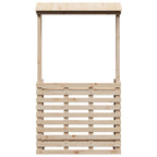 vidaXL Gartenbar mit Dach 112,5x57x195,5 cm Massivholz Kiefer