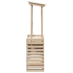 vidaXL Gartenbar mit Dach 112,5x57x195,5 cm Massivholz Kiefer