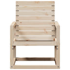 vidaXL Gartenstuhl 57,5x63x76 cm Massivholz Kiefer