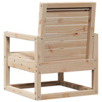 vidaXL Gartenstuhl 57,5x63x76 cm Massivholz Kiefer