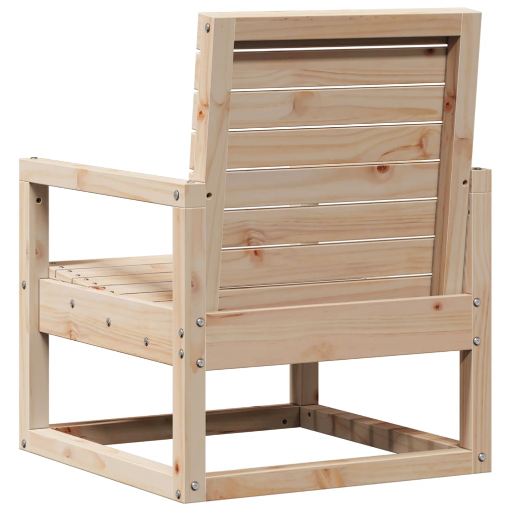 vidaXL Gartenstuhl 57,5x63x76 cm Massivholz Kiefer