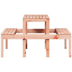 vidaXL Picknicktisch 110x134x75 cm Massivholz Douglasie