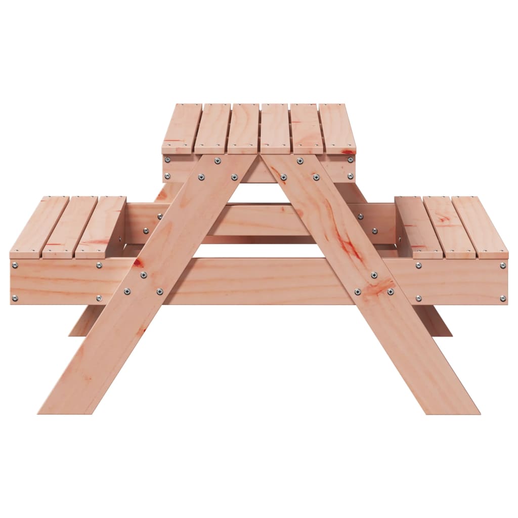 vidaXL Picknicktisch für Kinder 88x97x52 cm Massivholz Douglasie