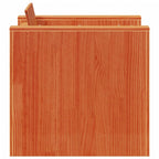 vidaXL Gartensessel Wachsbraun 79x60x62 cm Massivholz Kiefer