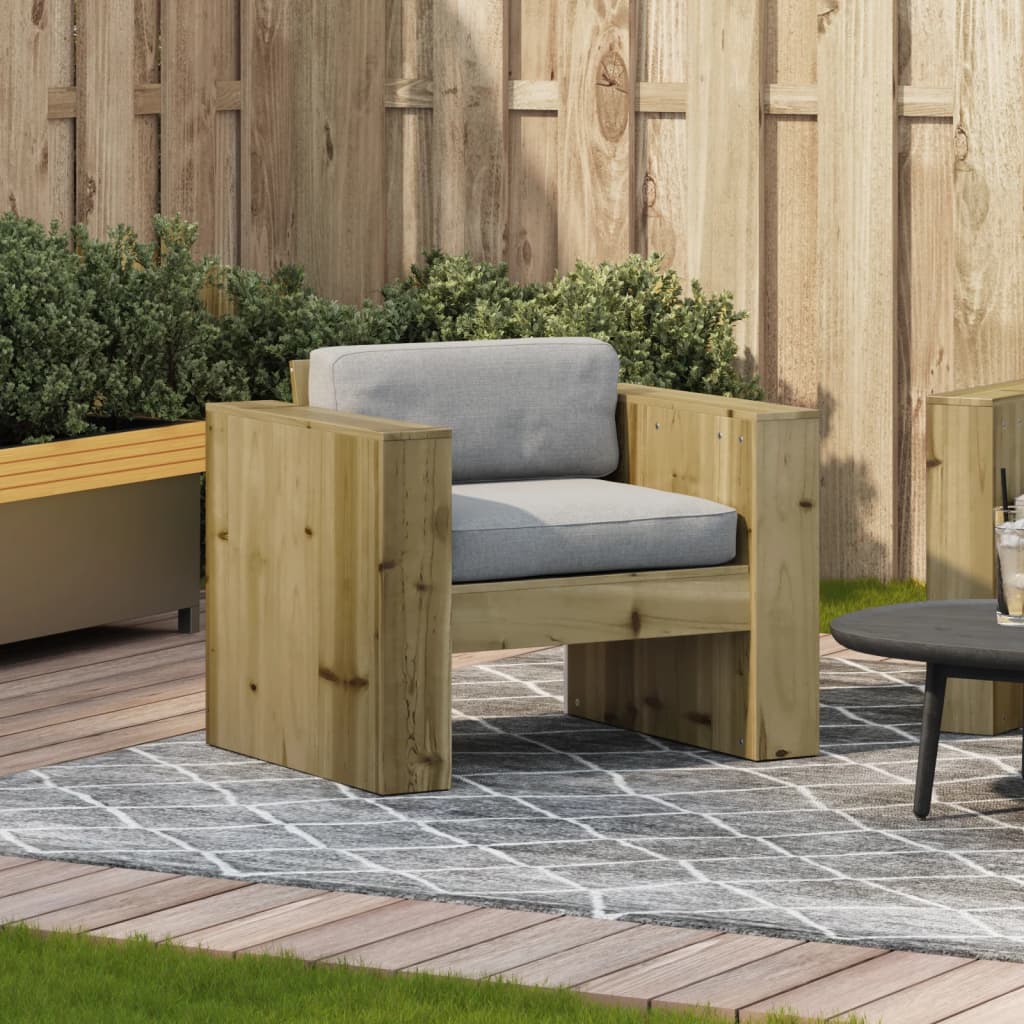 vidaXL Gartensessel 79x60x62 cm Kiefernholz Imprägniert