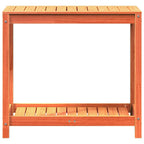 vidaXL Pflanztisch Ablage Wachsbraun 82,5x50x75 cm Massivholz Kiefer
