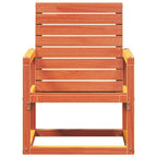 vidaXL Gartenstuhl Wachsbraun 57,5x63x76 cm Massivholz Kiefer