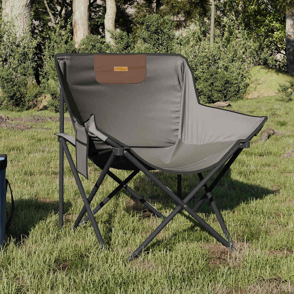 vidaXL Campingstühle 2 Stk. mit Tasche Klappbar Schwarz