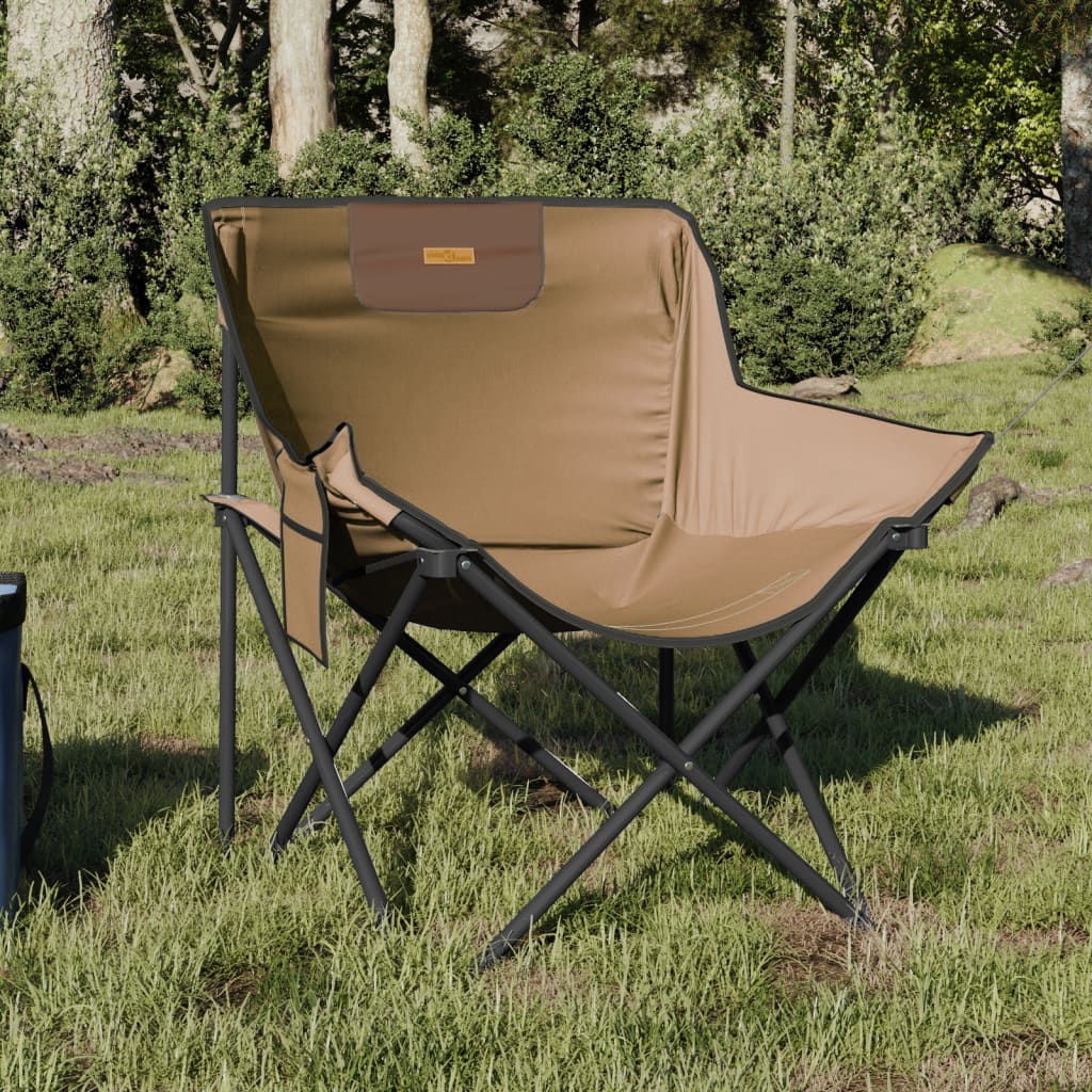 vidaXL Campingstühle 2 Stk. mit Tasche Klappbar Schwarz