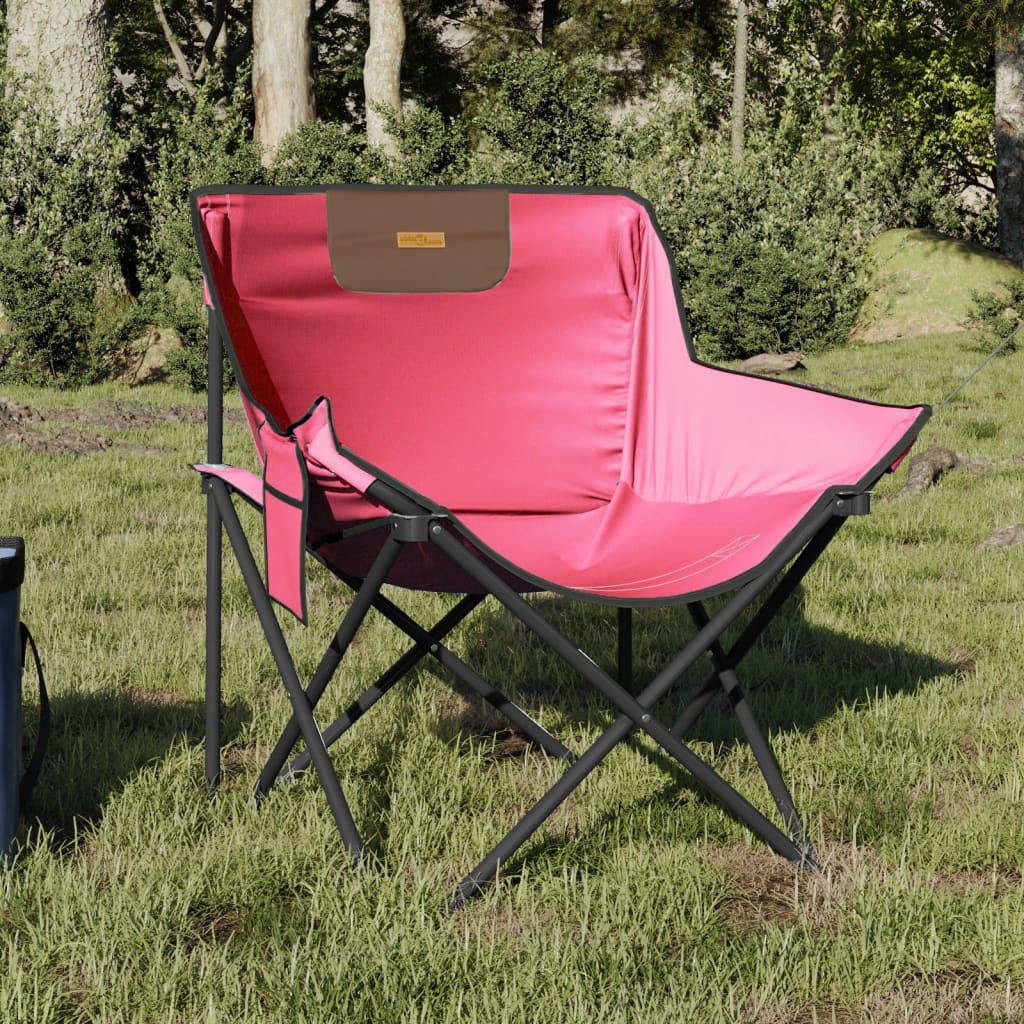 vidaXL Campingstühle 2 Stk. mit Tasche Klappbar Schwarz