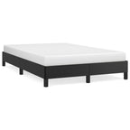 vidaXL Bettgestell ohne Matratze Schwarz 120x190 cm Kunstleder
