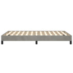 vidaXL Bettgestell ohne Matratze Hellgrau 120x190 cm Samt