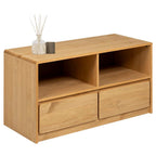 vidaXL TV-Schrank SAUDA Eiche-Optik 99x43x55 cm Massivholz Kiefer