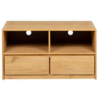 vidaXL TV-Schrank SAUDA Eiche-Optik 99x43x55 cm Massivholz Kiefer