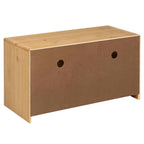 vidaXL TV-Schrank SAUDA Eiche-Optik 99x43x55 cm Massivholz Kiefer