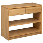 vidaXL Konsolentisch SAUDA Eiche-Optik 89,5x36,5x73 cm Kiefernholz