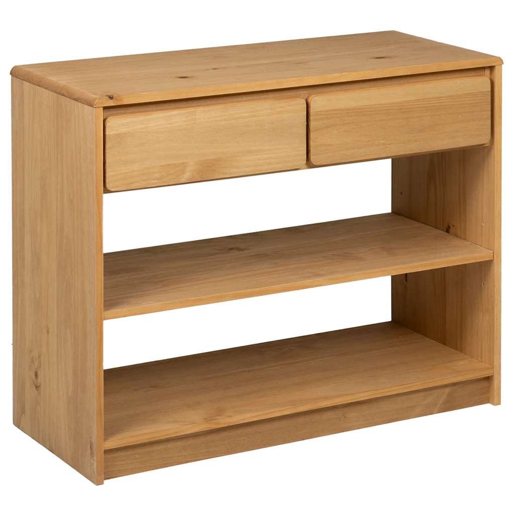 vidaXL Konsolentisch SAUDA Eiche-Optik 89,5x36,5x73 cm Kiefernholz