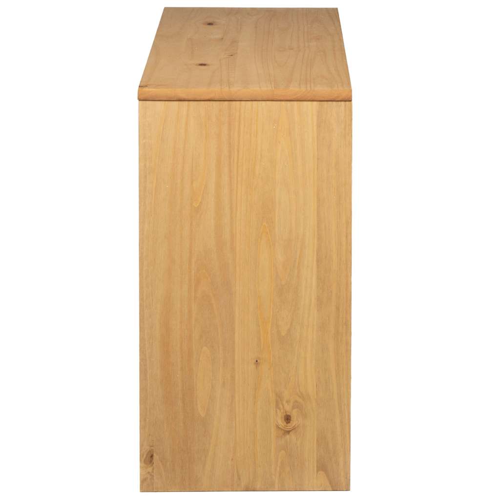 vidaXL Konsolentisch SAUDA Eiche-Optik 89,5x36,5x73 cm Kiefernholz