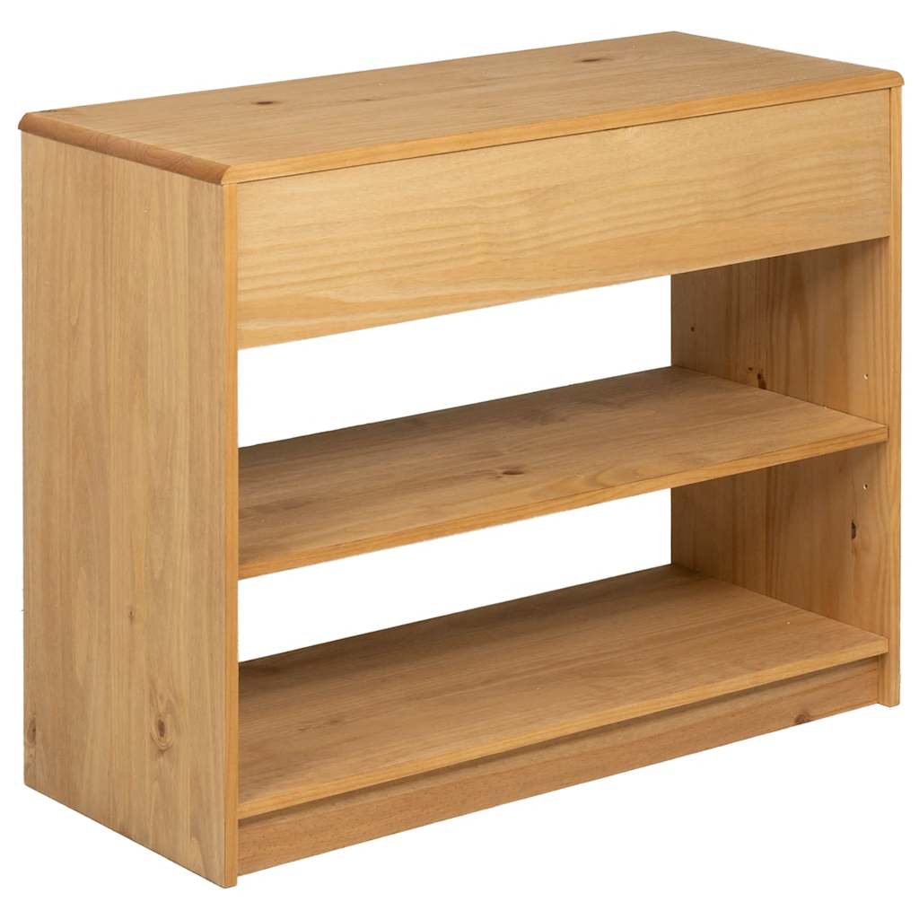 vidaXL Konsolentisch SAUDA Eiche-Optik 89,5x36,5x73 cm Kiefernholz