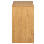 vidaXL Sideboard SAUDA Eiche-Optik 80x43x75,5 cm Kiefernholz