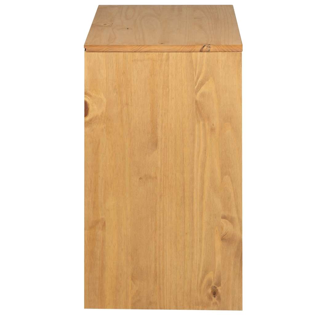 vidaXL Sideboard SAUDA Eiche-Optik 80x43x75,5 cm Kiefernholz