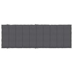 vidaXL Sonnenliegen-Auflage Melange Anthrazit 186x58x4 cm Stoff