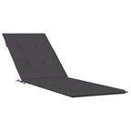 vidaXL Liegestuhl-Auflage Melange Anthrazit (75+105) x 50 x 4 cm Stoff