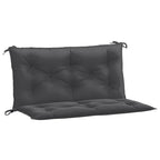 vidaXL Gartenbank-Auflagen 2 Stk. Melange Anthrazit 100x50x7 cm Stoff
