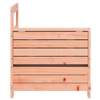 vidaXL Gartensofa mit Armlehne und Beistelltisch Massivholz Douglasie
