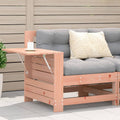 vidaXL Gartensofa mit Armlehne und Beistelltisch Massivholz Douglasie