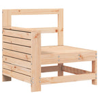 vidaXL Gartensofa mit Armlehne 69x62x70,5 cm Massivholz Kiefer