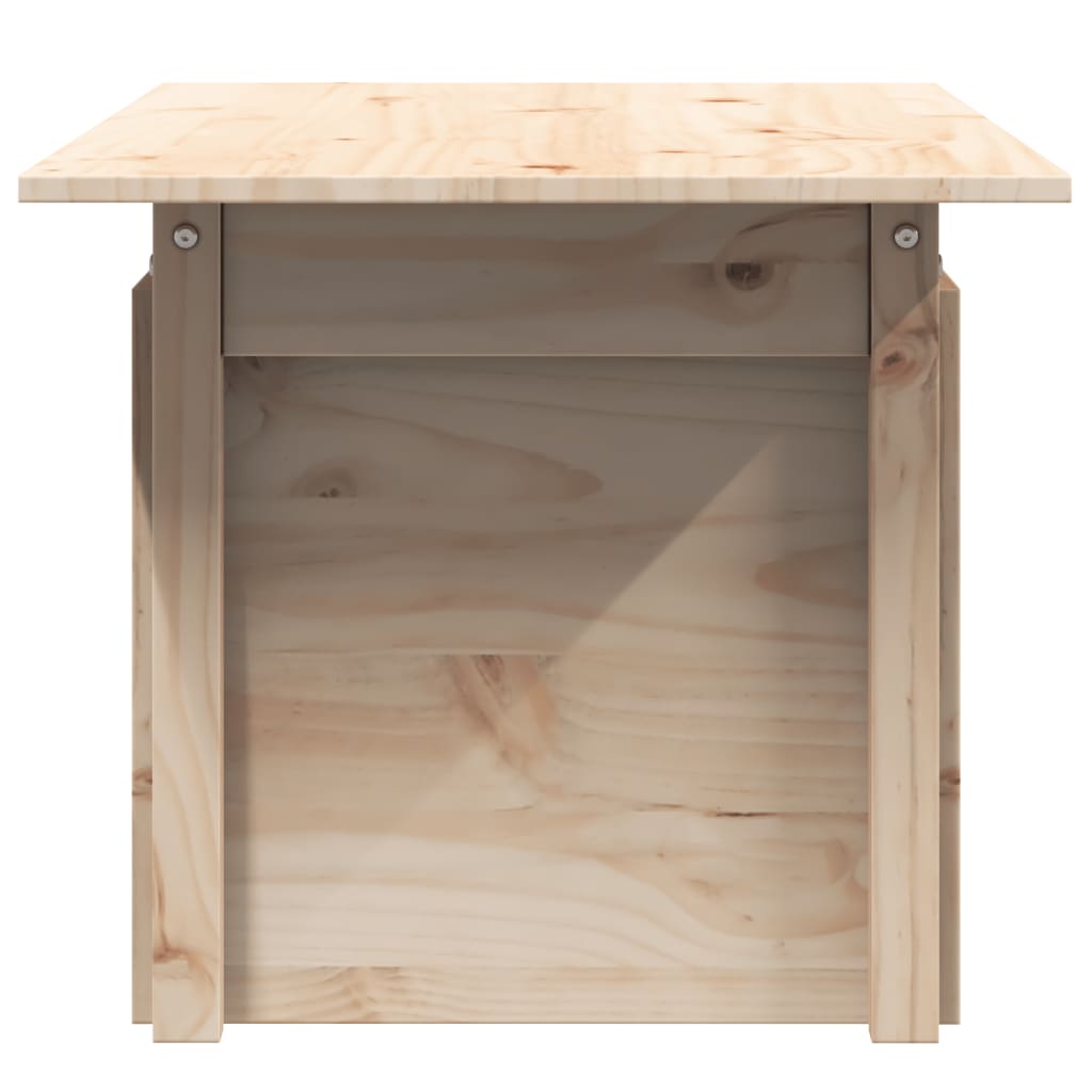 vidaXL Gartentisch 100x50x75 cm Massivholz Kiefer