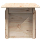 vidaXL Gartentisch 100x50x75 cm Massivholz Kiefer