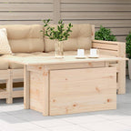 vidaXL Gartentisch 100x50x75 cm Massivholz Kiefer