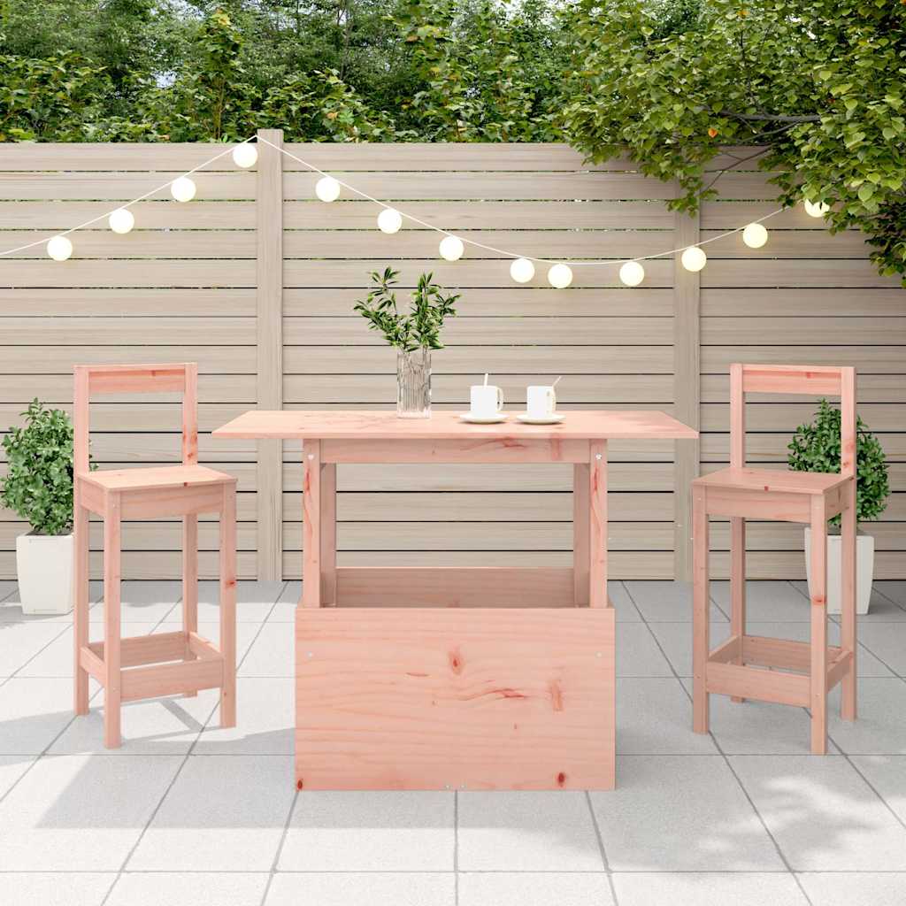 vidaXL Gartentisch 100x50x75 cm Massivholz Douglasie