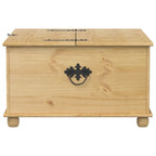 vidaXL Truhe Corona 90x78x45 cm Massivholz Kiefer