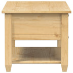 vidaXL Couchtisch mit Schubladen Corona 85x50x45 cm Massivholz Kiefer