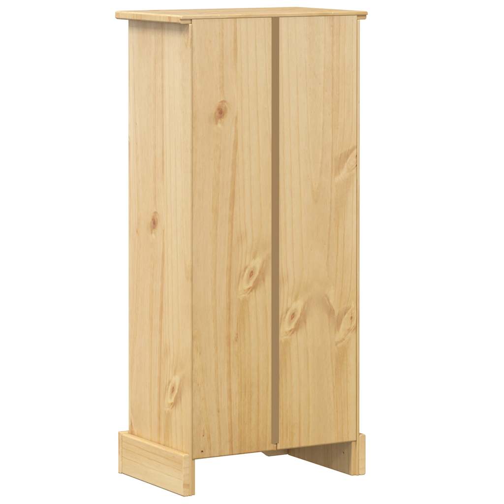 vidaXL Bücherregal Corona 46x29x100 cm Massivholz Kiefer