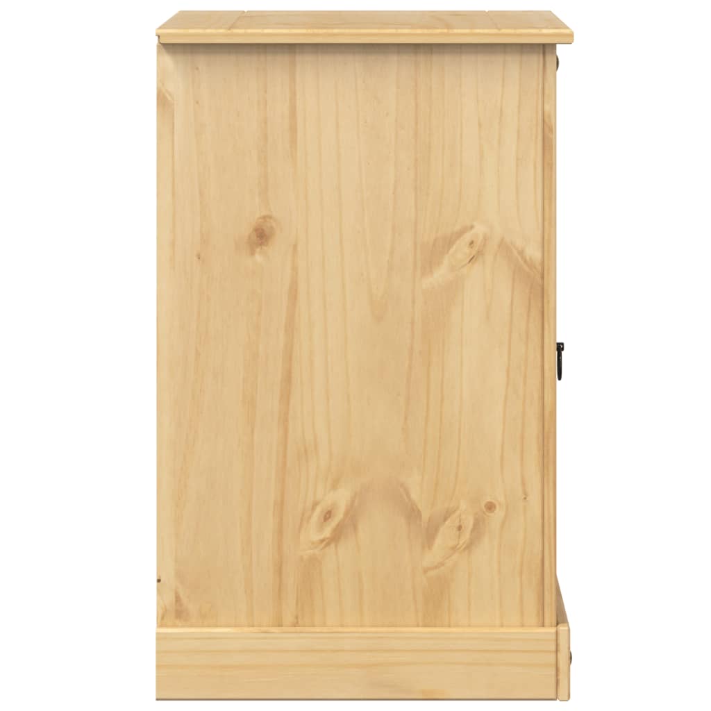 vidaXL Medienschrank Corona 60x50x82 cm Massivholz Kiefer