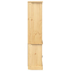 vidaXL Highboard Corona 74x38x170 cm Massivholz Kiefer