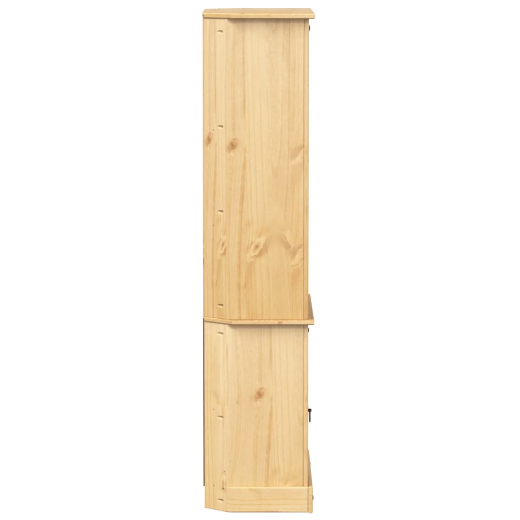 vidaXL Highboard Corona 74x38x170 cm Massivholz Kiefer